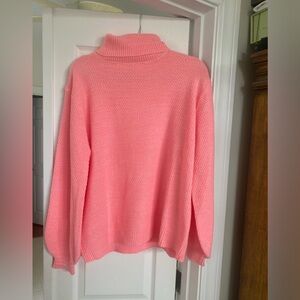 Zenana pink turtleneck nwot